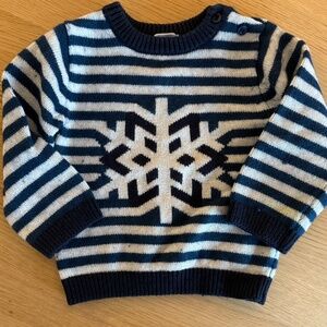 Jacadi Snowflake Sweater 24M